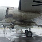 Super Constellation Radial Engines before cleaning with Engine Cleaner & Polish